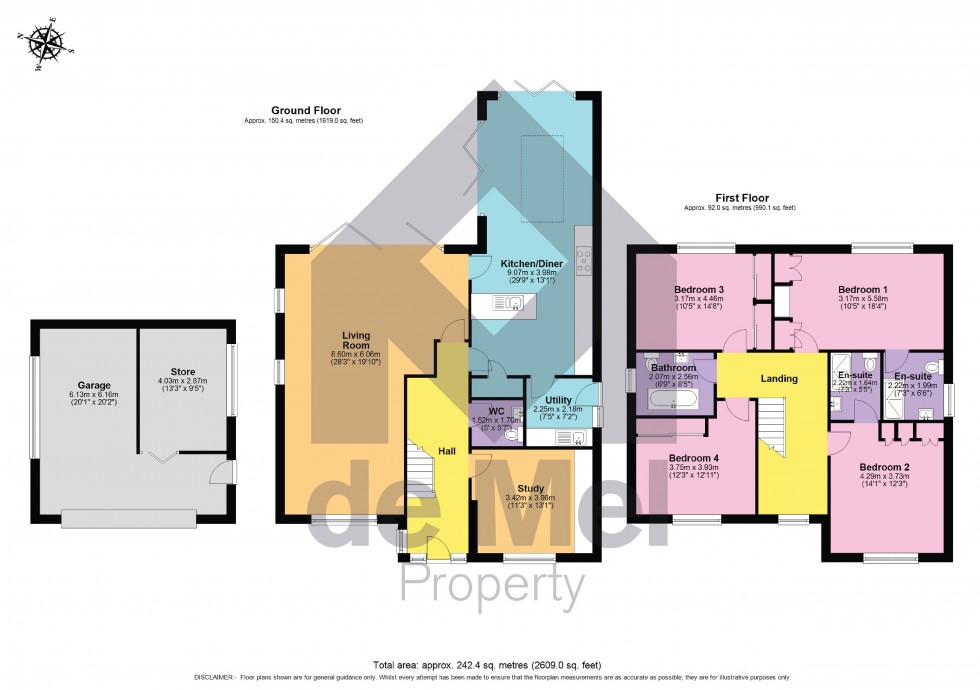 Floorplan for Winchcombe Road, Sedgeberrow