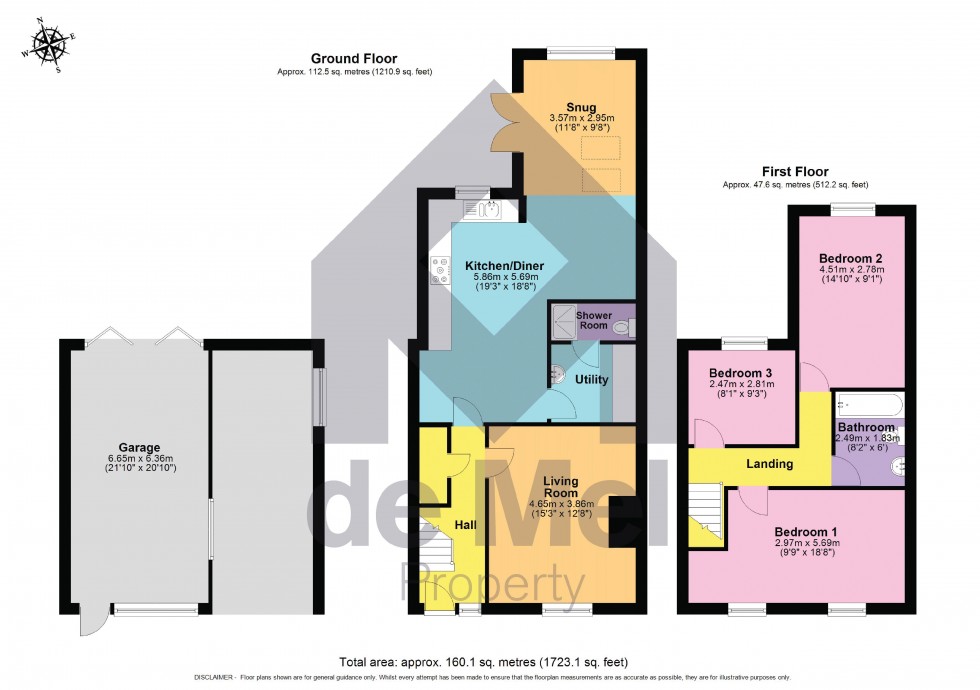 Floorplan for Naunton Crescent, Cheltenham