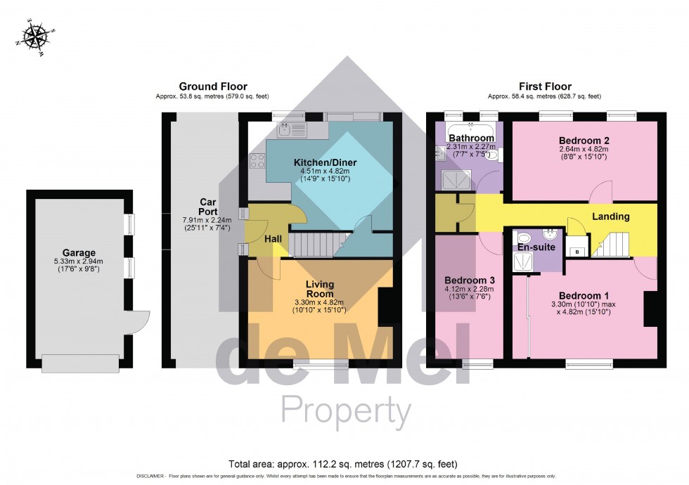 Floorplan for Henley Road, Cheltenham
