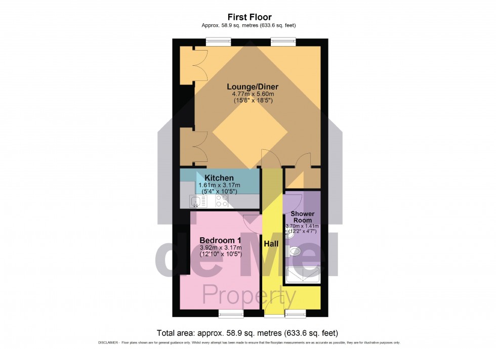 Floorplan for London Road, Cheltenham, Gloucestershire, GL52