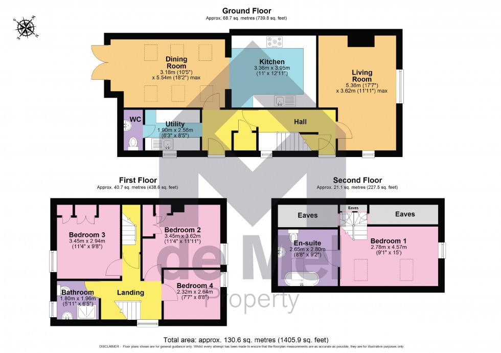 Floorplan for Queensmead, Bredon, Tewkesbury, GL20