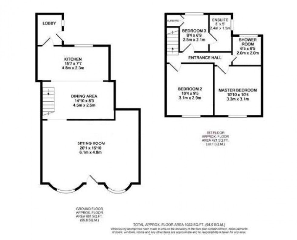 Floorplan for Gloucester Street, Winchcombe