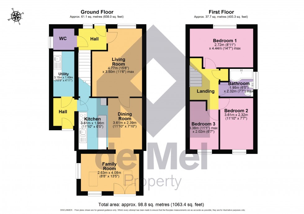 Floorplan for Roman Hackle Avenue, Wymans Brook, Cheltenham, GL50