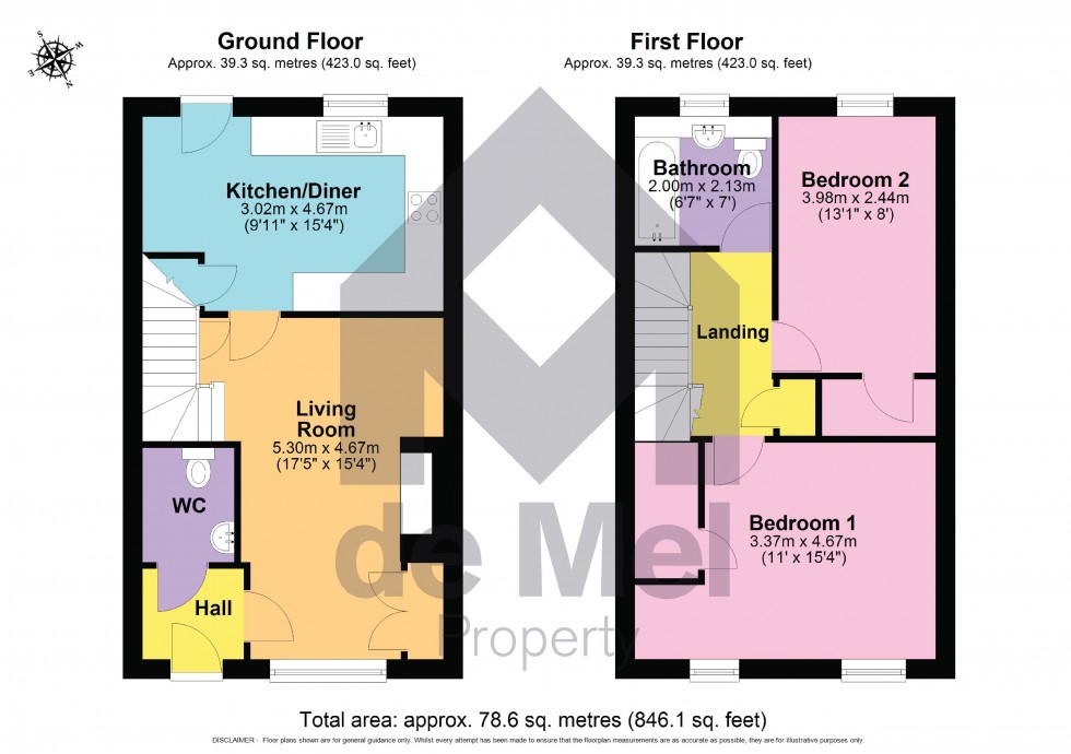 Floorplan for Mirabelle Road, Bishops Cleeve