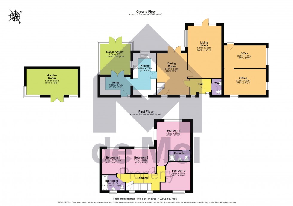 Floorplan for Church Road, Swindon Village, Cheltenham, GL51