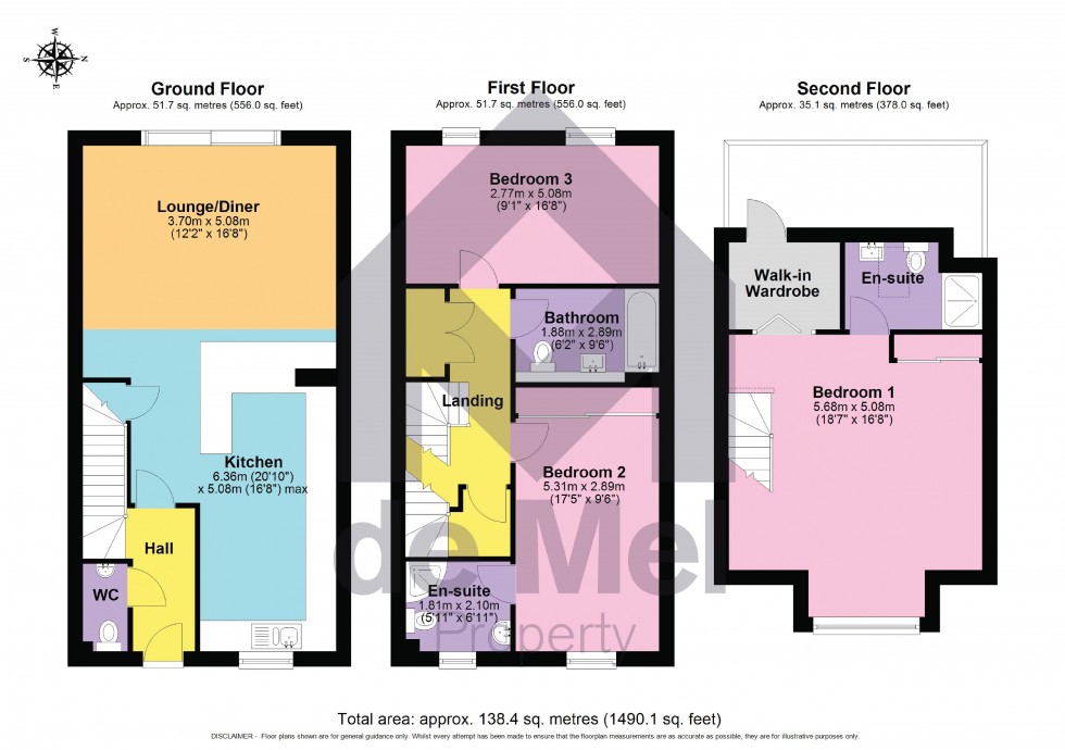 Floorplan for May Hill Drive, Bishops Cleeve