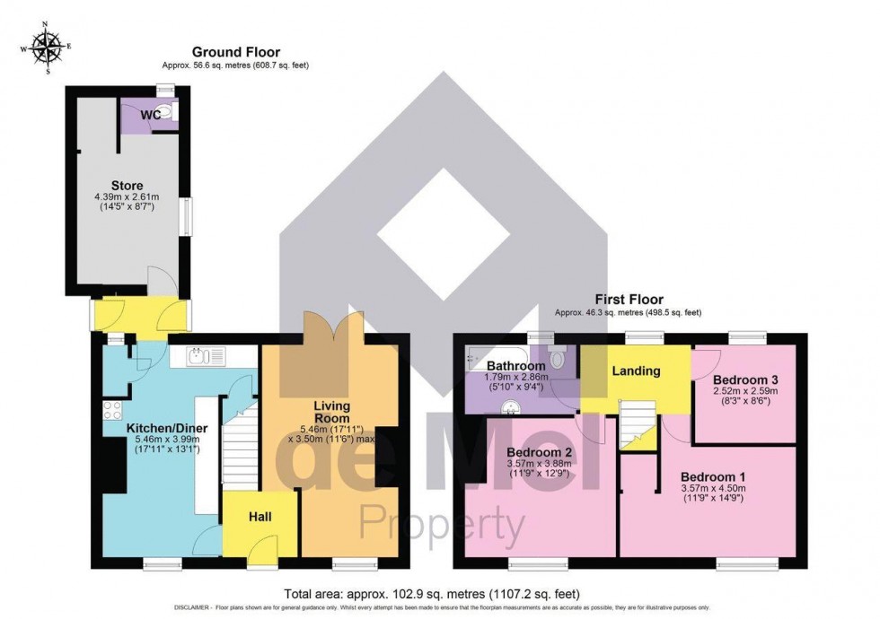 Floorplan for Church Lane, Toddington, Gloucestershire, GL20