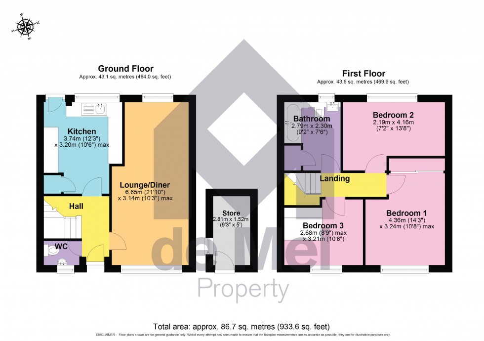 Floorplan for Brookside, Alderton