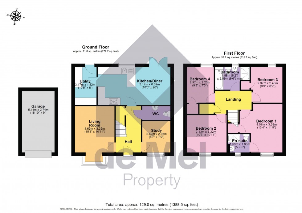 Floorplan for Foremarke Road, Winchcombe