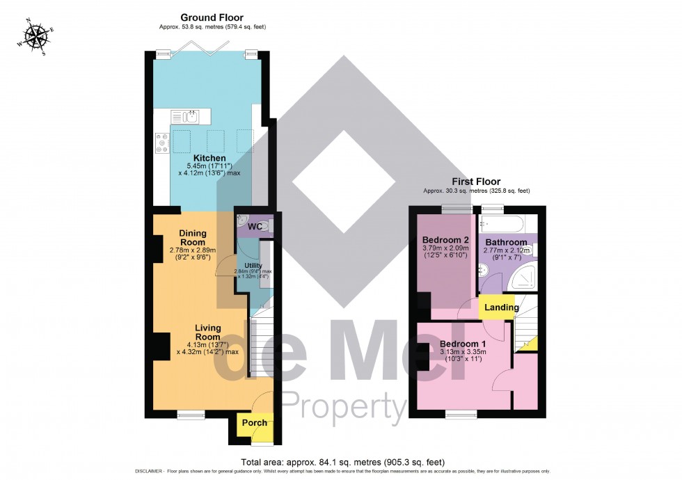 Floorplan for Shaw Green Lane, Prestbury, Cheltenham, GL52 3BS