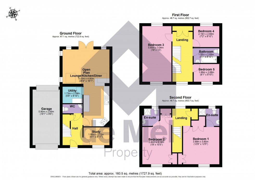 Floorplan for Kingfisher Drive, Cheltenham, GL51