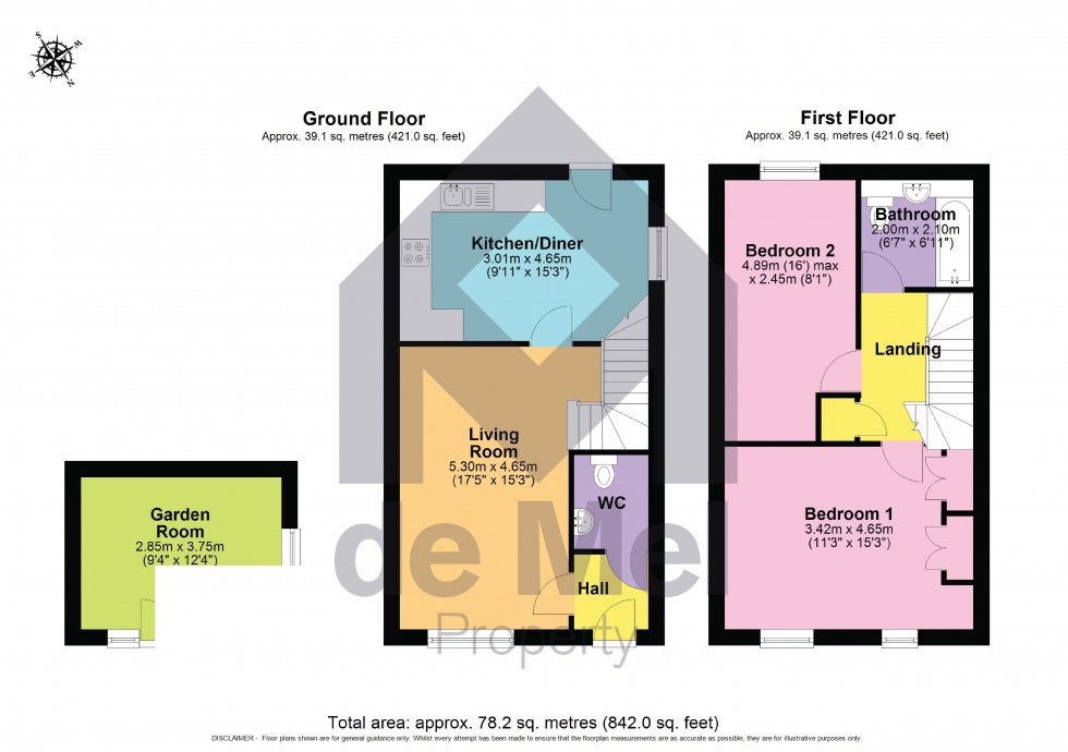 Floorplan for Mirabelle Road, Bishops Cleeve, Cheltenham, GL52