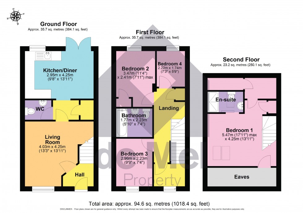 Floorplan for Bell View Close, Cheltenham, GL52