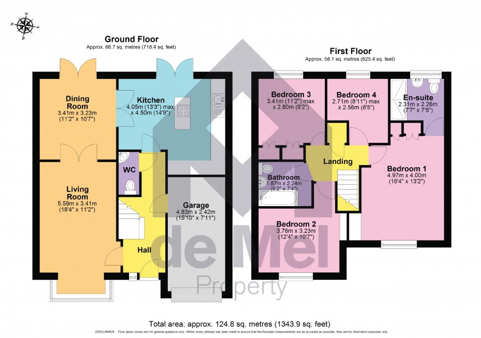 Floorplan for Hanson Gardens, Bishops Cleeve, Cheltenham, GL52