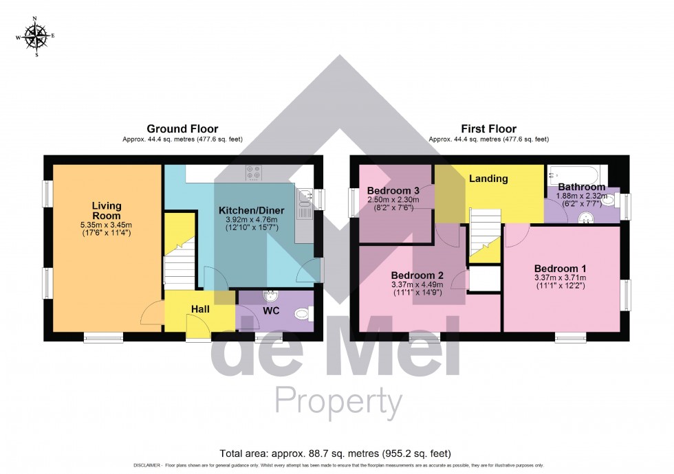 Floorplan for Little Grebe Road, Bishops Cleeve, Cheltenham, GL52