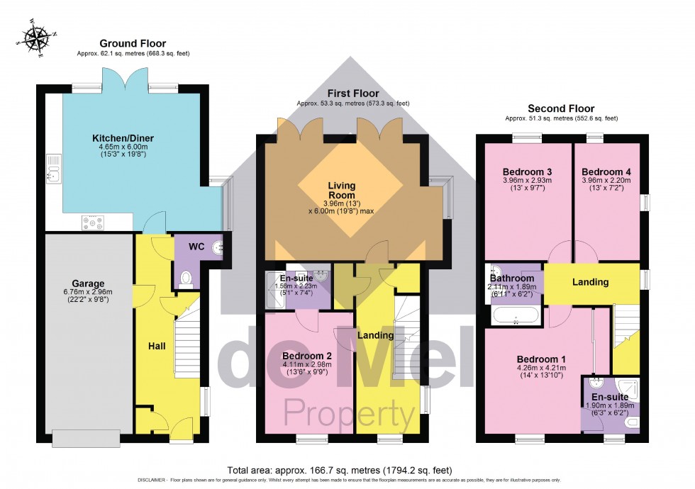 Floorplan for Clover Drive, Prestbury, Cheltenham, GL52