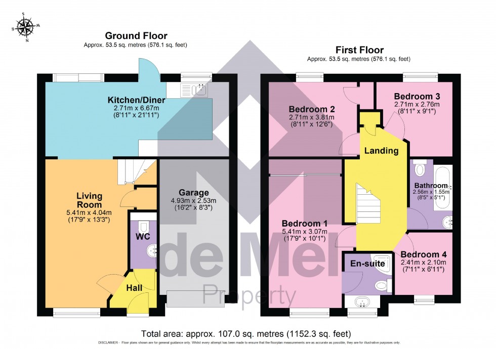 Floorplan for Little Grebe Road, Bishops Cleeve