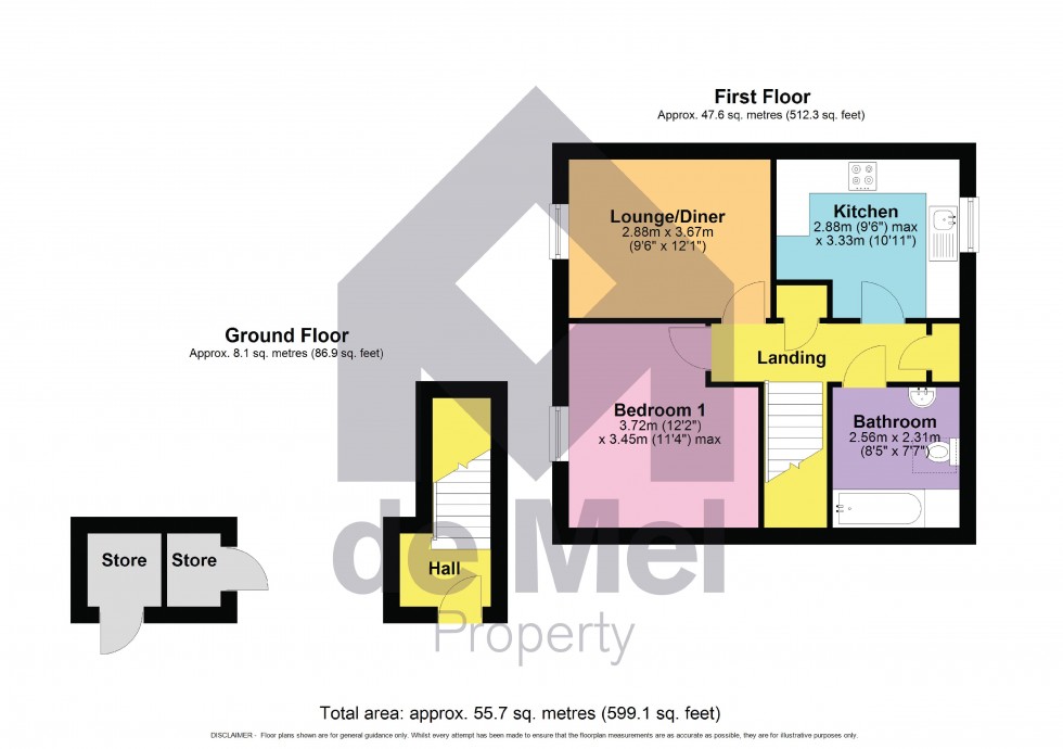 Floorplan for Knottes Close, Winchcombe