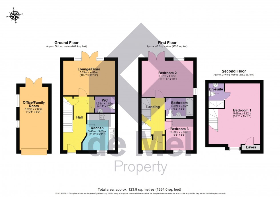 Floorplan for Vale Road, Bishops Cleeve