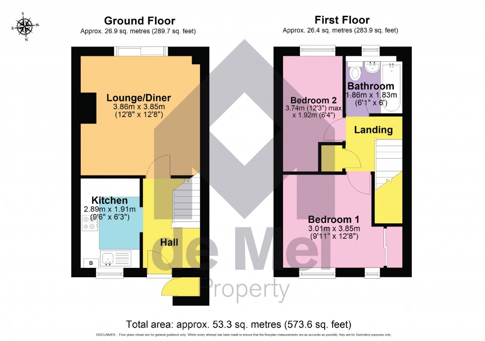 Floorplan for Chiltern Avenue, Bishops Cleeve, Cheltenham, GL52
