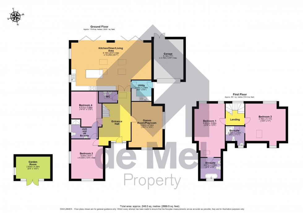 Floorplan for Langley Road, Winchcombe, Gloucestershire, GL54