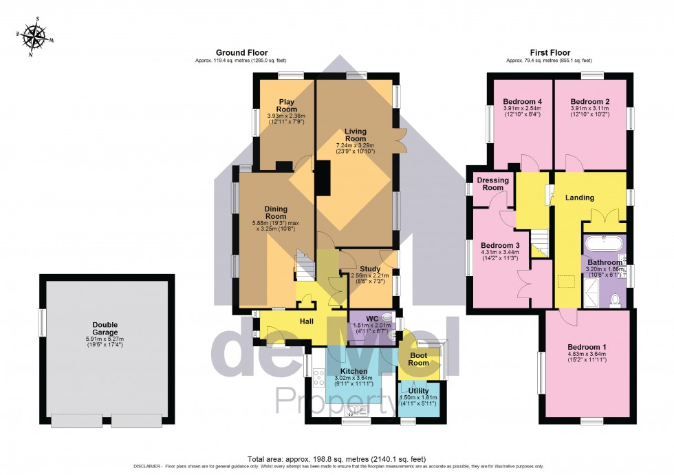 Floorplan for Shutter Lane, Gotherington, Gloucestershire, GL52
