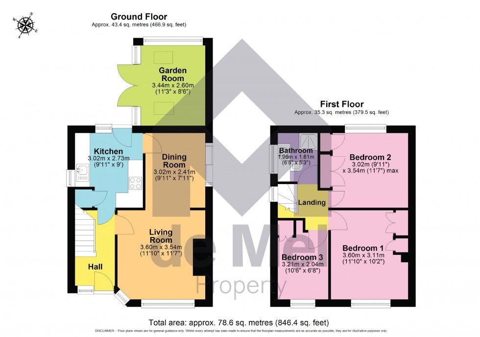 Floorplan for Hayes Road, Pittville, Cheltenham, GL52