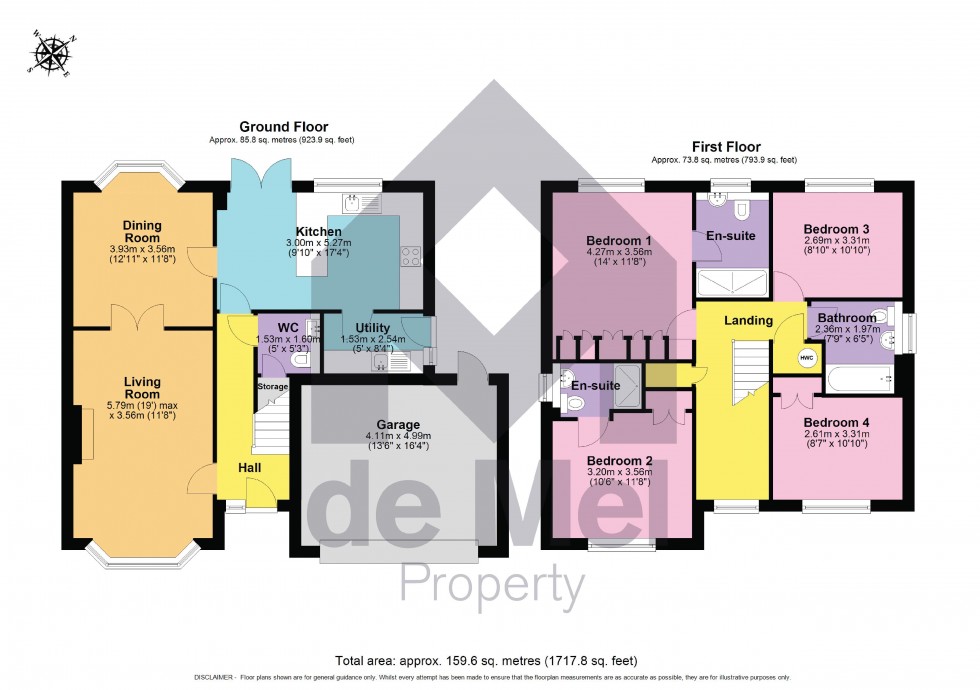 Floorplan for The Finches, Greet