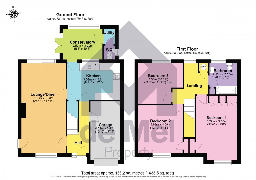Floorplan for Station Road, Bishops Cleeve