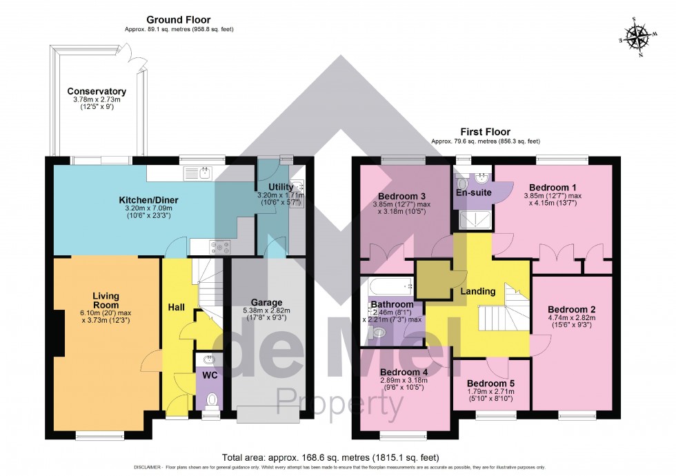 Floorplan for The Finches, Greet, Winchcombe