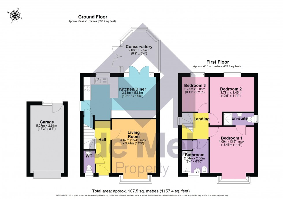 Floorplan for Lyndley Chase, Bishops Cleeve