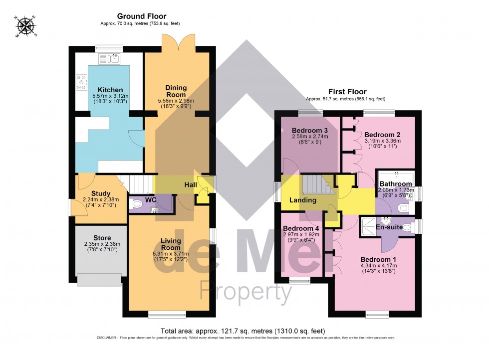 Floorplan for Cornfield Drive, Cheltenham