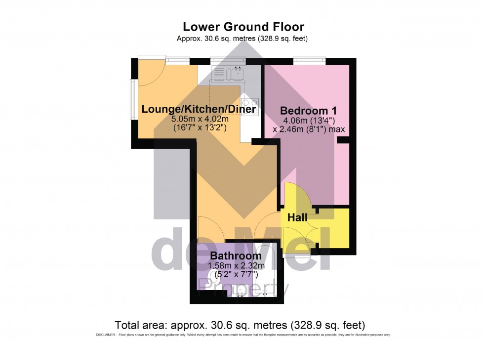 Floorplan for Hales Road, Cheltenham, Gloucestershire, GL52