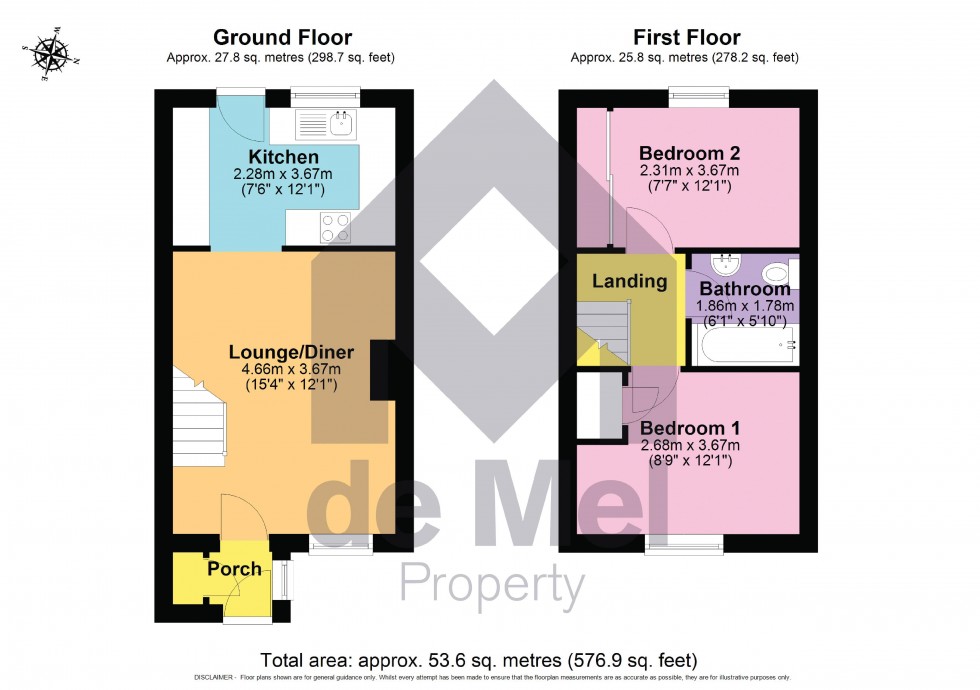 Floorplan for Reddings Park, The Reddings