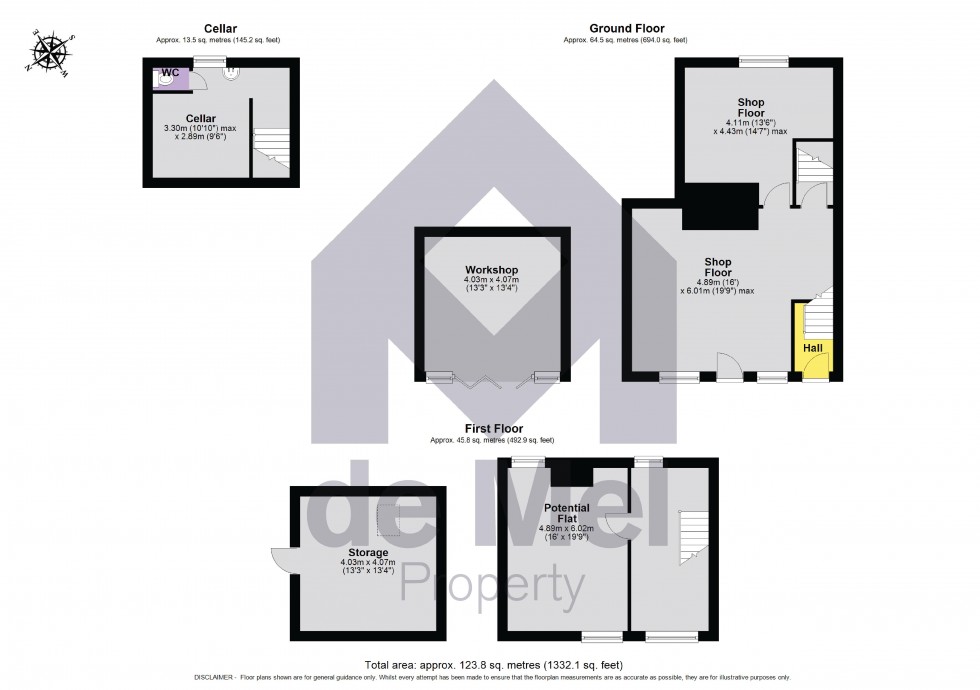 Floorplan for Hailes Street, Winchcombe