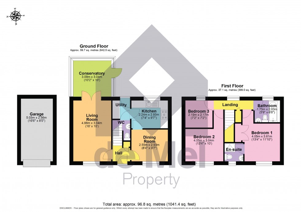 Floorplan for Cypress Road, Walton Cardiff, Tewkesbury, GL20