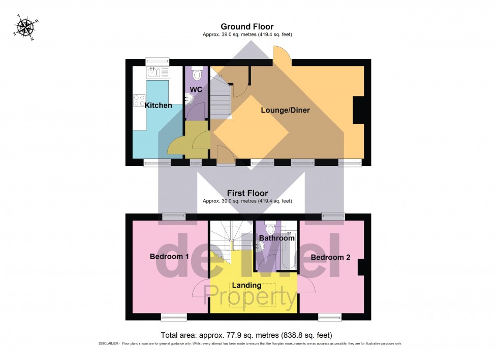 Floorplan for Cockbury Court, Cleeve Hill, Winchcombe