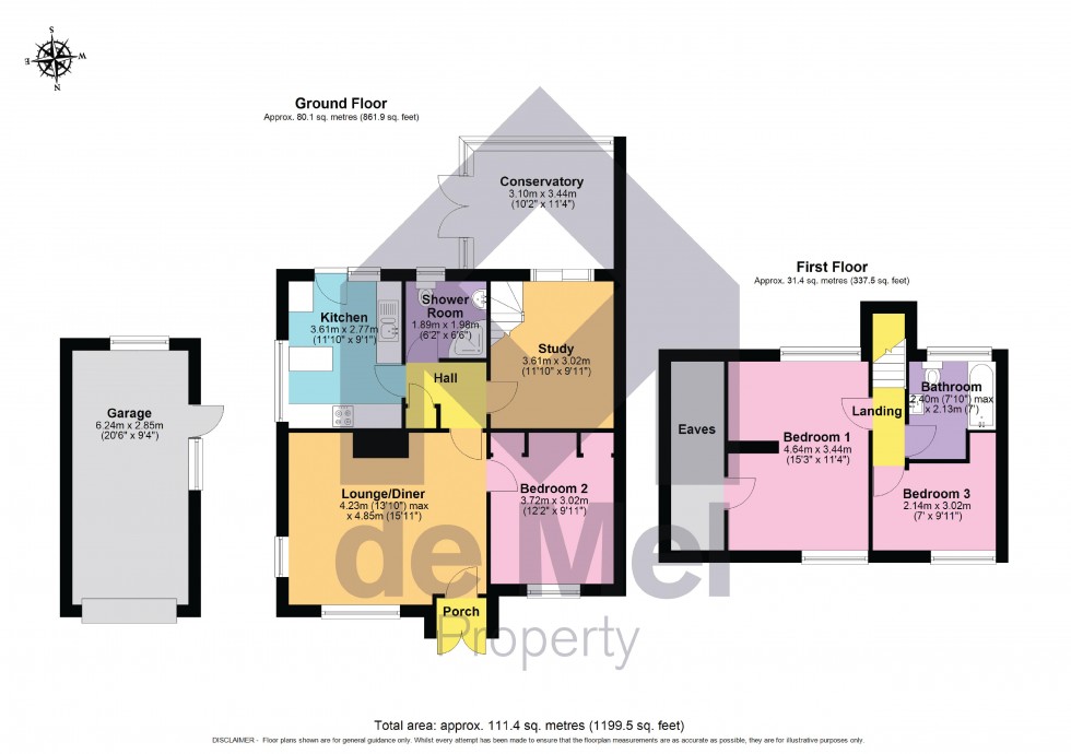 Floorplan for Wessex Drive, Cheltenham, Gloucestershire, GL52