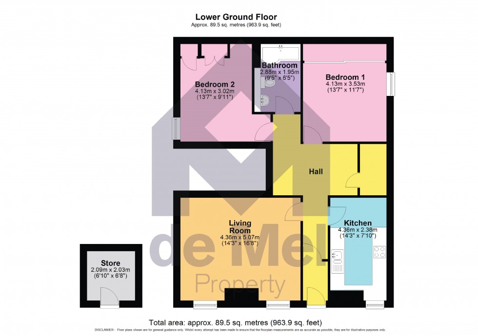 Floorplan for Montpellier Parade, Montpellier, Cheltenham, Gloucestershire, GL50