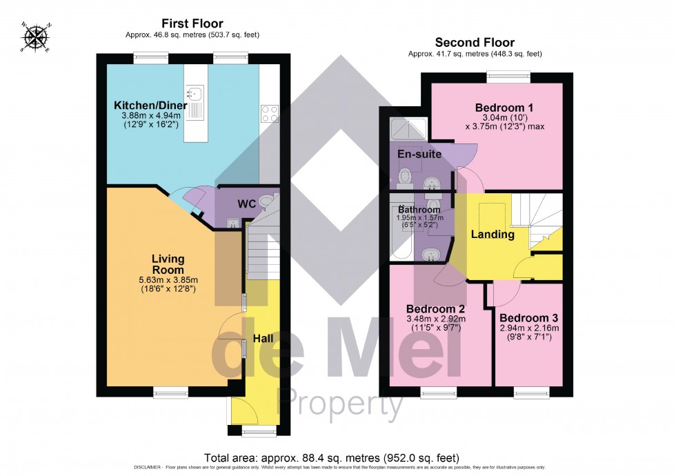 Floorplan for Clare Street, Cheltenham, Gloucestershire, GL53