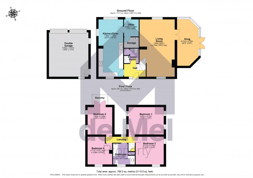 Floorplan for Elmstone Hardwicke, Cheltenham, Glouestershire, GL51