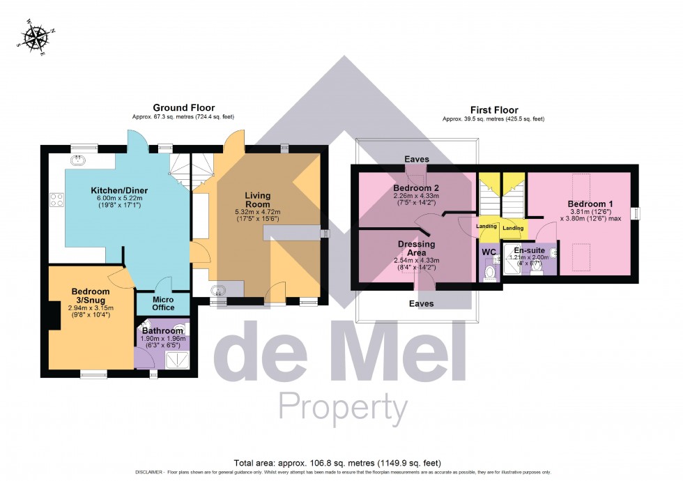 Floorplan for Lynworth Orchard, Twyning, Tewkesbury, GL20