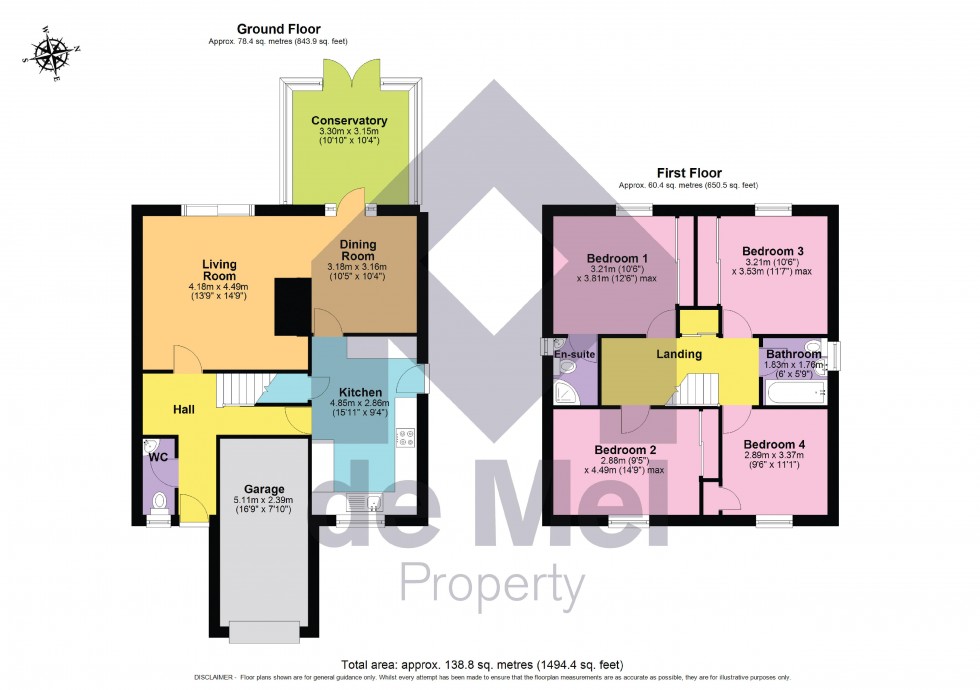 Floorplan for Boulton Road, Cheltenham, Gloucestershire, GL50