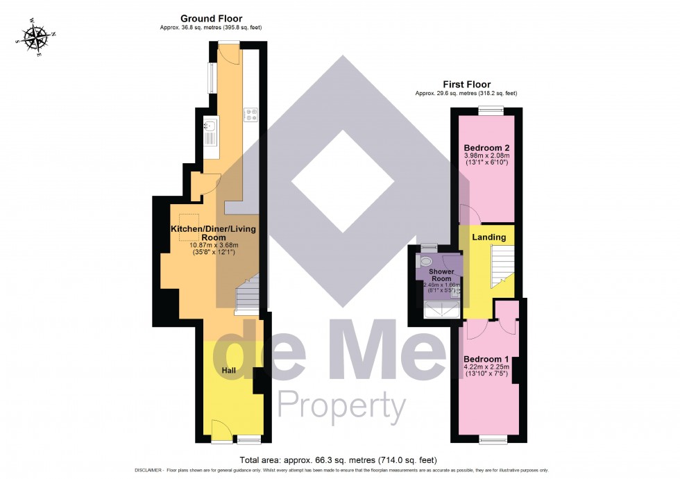 Floorplan for 9, Overbury Street, Cheltenham, GL52