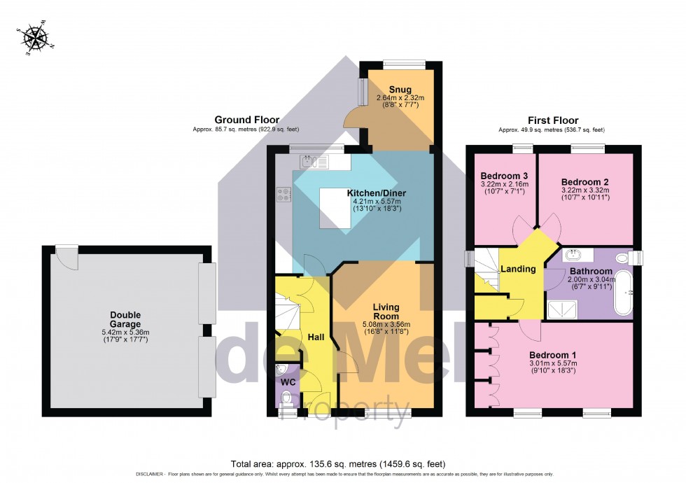 Floorplan for Appleton Avenue, The Reddings