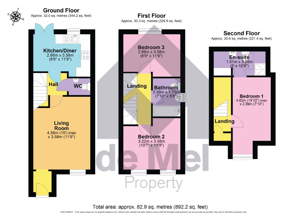 Floorplan for Coleford Road, Cheltenham