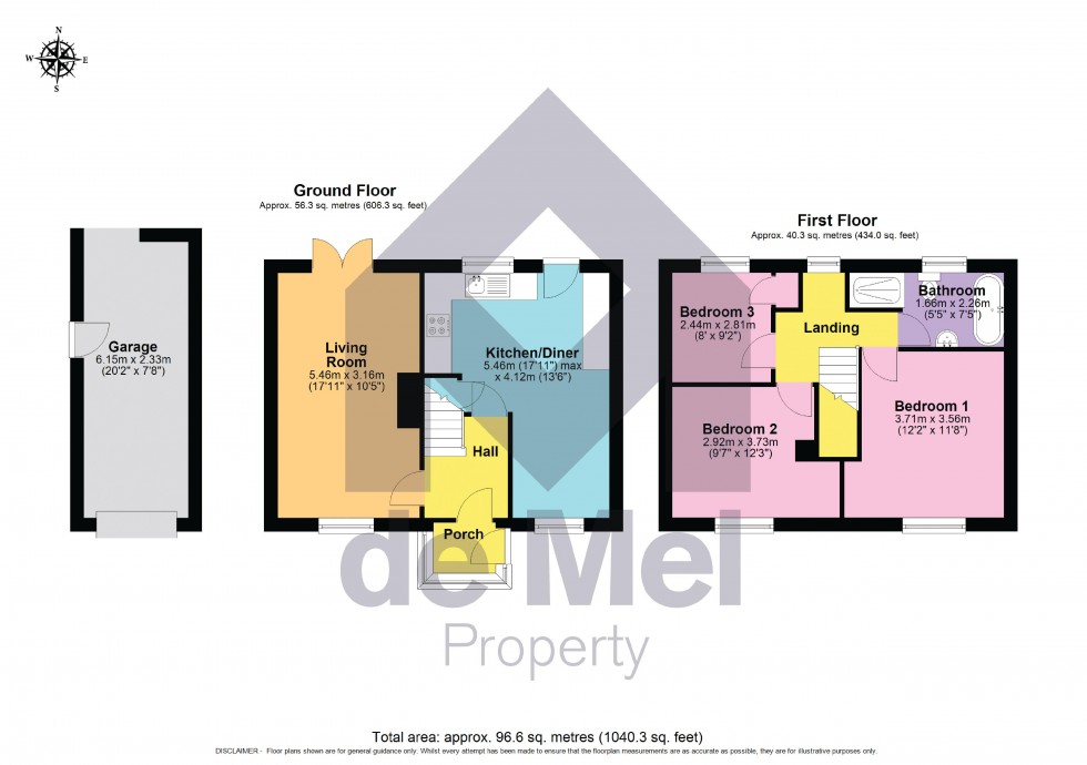 Floorplan for Bishops Cleeve, Cheltenham