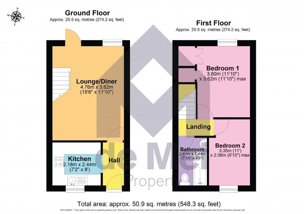 Floorplan for The Cornfields, Cheltenham