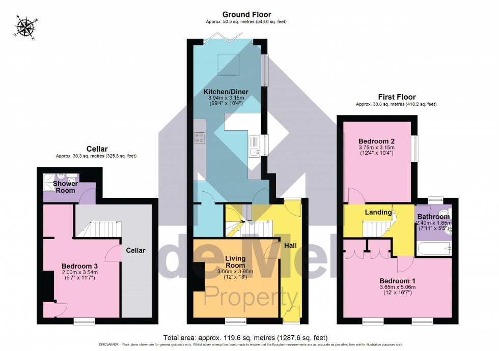 Floorplan for Portland Square, Cheltenham, GL52 2HS