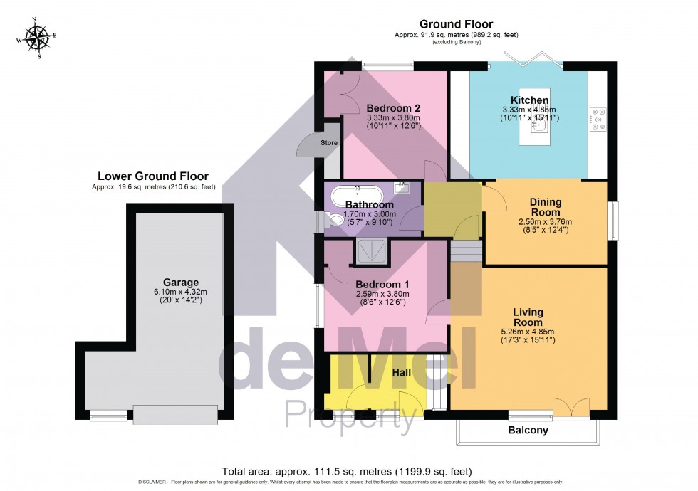 Floorplan for Copt Elm Close, Charlton Kings, Cheltenham, GL53
